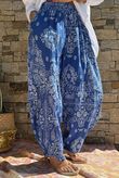 Hush Pillow Cotton Bandana B Classic Barrel Pant Malibu Blue